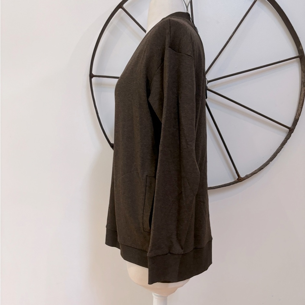 CAPOTE v neck pocketed oversized pullover sweater XS - Picture 4 of 8